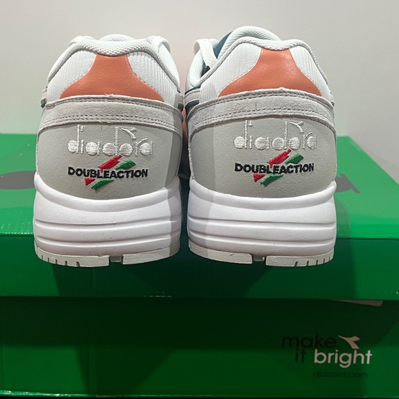 Diadora, N9002, 501.177735/C3134, Grey, White, Orange & Blue - Picture 5 of 13